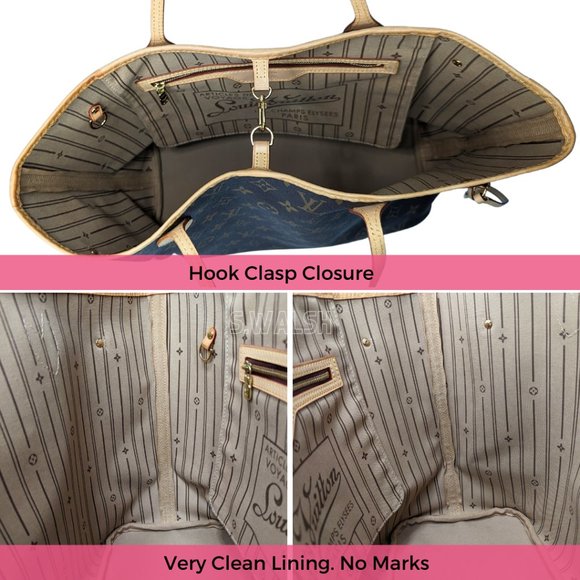 Louis Vuitton LV 👜 MINT Neverfull MM Monogram Beige Tote Bag SD2077 - Picture 7 of 16